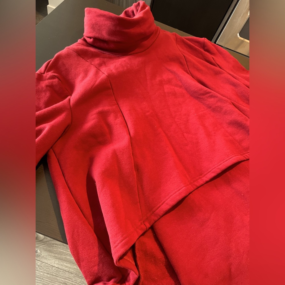 2 piece warm sweatshirt like dress